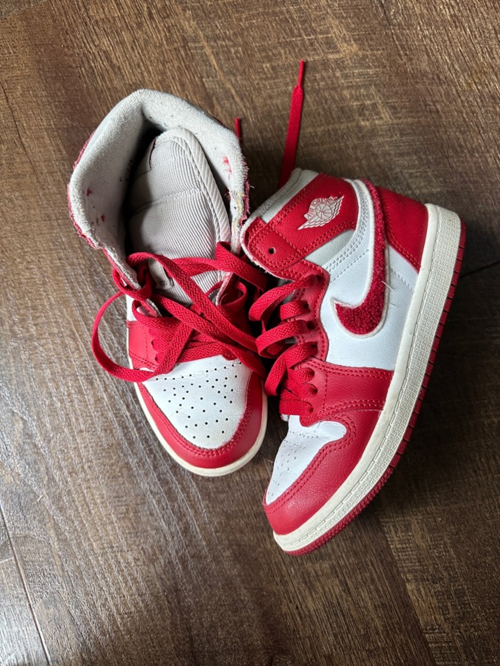 Nike Air Jordan 1 Retro High TD 'Newstalgia Chenille' Red CU0450-061